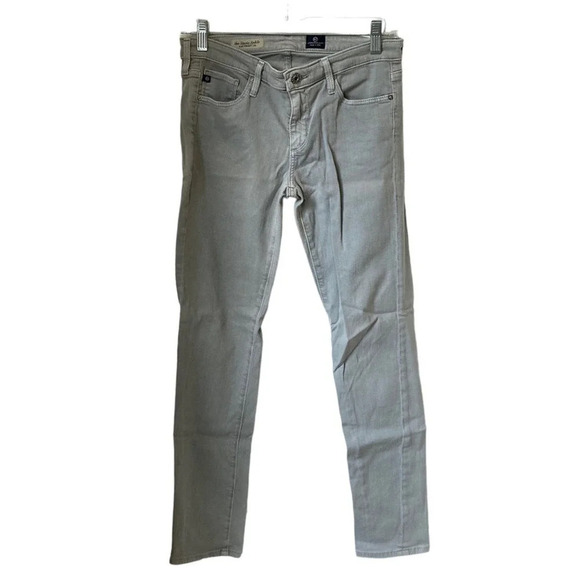 AG ADRIANO GOLDSCHMIED “Stevie” Ankle Gray Jeans Size 27 - Picture 2 of 9